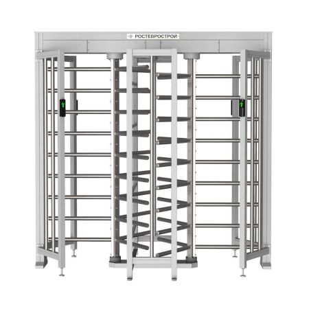 Турникет полноростовой двухпроходной Ростов-Дон ПР2/3М2 из окрашенной стали Турникет полноростовой двухпроходной Ростов-Дон ПР2/3М2 из окрашенной стали