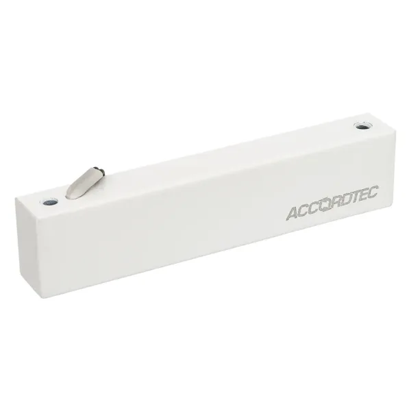 Электромагнитный замок AccordTec ML-180K с уголком, белый Электромагнитный замок AccordTec ML-180K с уголком, белый