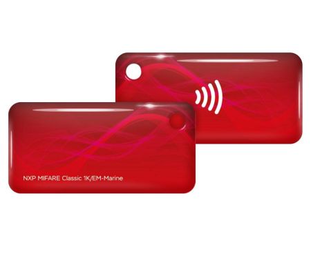 Брелок комбинированный EM-Marine + Mifare ID 64byte, nUID 4byte Брелок комбинированный EM-Marine + Mifare ID 64byte, nUID 4byte