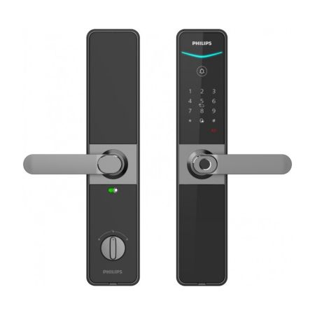 Электронный замок биометрический Philips Easykey DDL610-5HBS с распознаванием отпечатков пальца Электронный замок биометрический Philips Easykey DDL610-5HBS с распознаванием отпечатков пальца