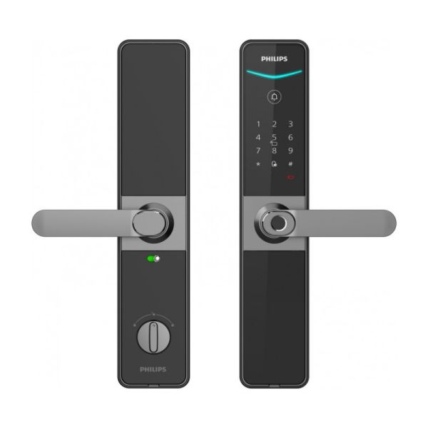 Электронный замок биометрический Philips Easykey DDL610-5HBS с распознаванием отпечатков пальца Электронный замок биометрический Philips Easykey DDL610-5HBS с распознаванием отпечатков пальца