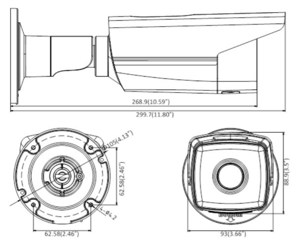 Уличная IP-видеокамера 8Мп HikVision DS-2CD2T85FWD-I5 (6 мм) с EXIR-подсветкой до 50м Уличная IP-видеокамера 8Мп HikVision DS-2CD2T85FWD-I5 (6 мм) с EXIR-подсветкой до 50м