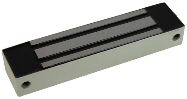 Электромагнитный замок ML-295K с уголком, серый