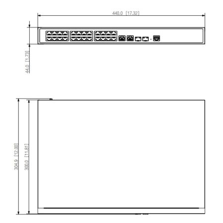 PoE-коммутатор 24-портовый Dahua DH-S4228-24GT-360, гигабитный, управляемый PoE-коммутатор 24-портовый Dahua DH-S4228-24GT-360, гигабитный, управляемый