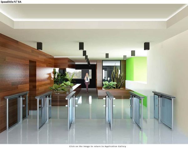 Автоматизированная проходная Gunnebo SpeedStile FLS BA длина 1200 мм