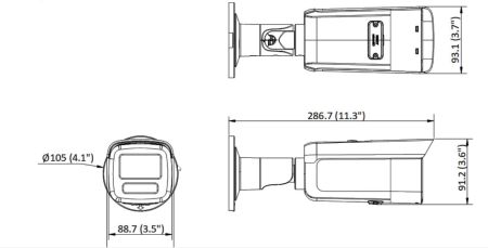 Уличная IP-видеокамера 4Мп HikVision DS-2CD2T47G2H-LI (4 мм) с технологиями ColorVu и AcuSense Уличная IP-видеокамера 4Мп HikVision DS-2CD2T47G2H-LI (4 мм) с технологиями ColorVu и AcuSense