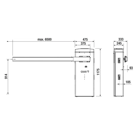 Комплект шлагбаума Came GARD LT6 combo KIT со стрелой 6,5 метров Комплект шлагбаума Came GARD LT6 combo KIT со стрелой 6,5 метров