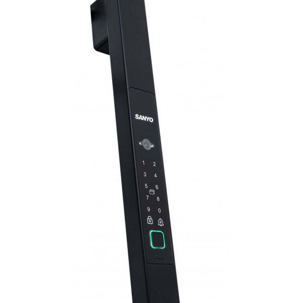 Электронный биометрический замок Sanyo D500 Tuya с видеонаблюдением, ручка-штанга Электронный биометрический замок Sanyo D500 Tuya с видеонаблюдением, ручка-штанга