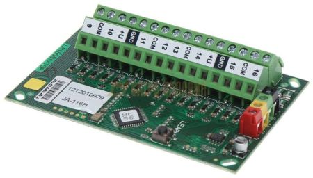 Модуль подключения JA-116H 16 входов к шине BUS Модуль подключения JA-116H 16 входов к шине BUS