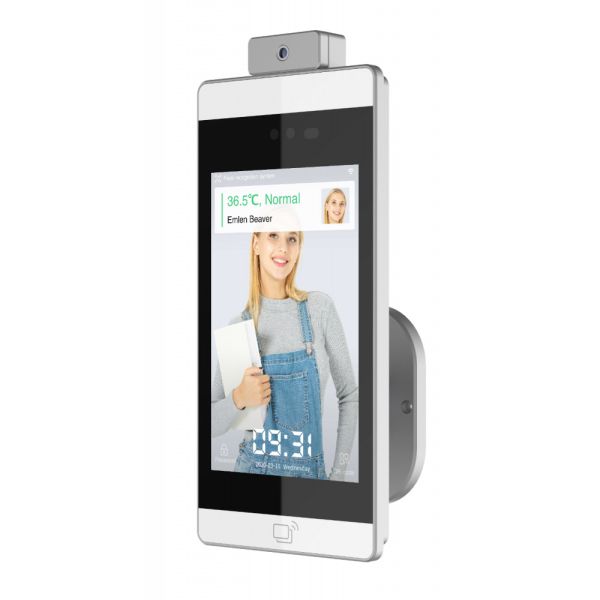 Биометрический терминал распознавания лиц и температуры тела Uface 8-Temp, настенный