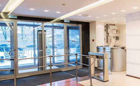 Турникет-трипод тумбовый PERCo-TTD-03.2G из окрашенной стали, темно-серый (с планками) Турникет-трипод тумбовый PERCo-TTD-03.2G из окрашенной стали, темно-серый (с планками)