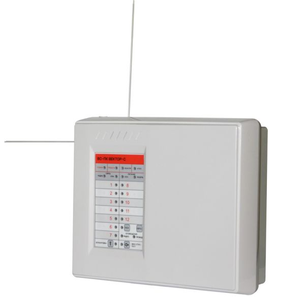 Прибор ВС-ПК ВЕКТОР-С с WiFi приемно-контрольный и управления охранно-пожарный, адресный радиоканальный