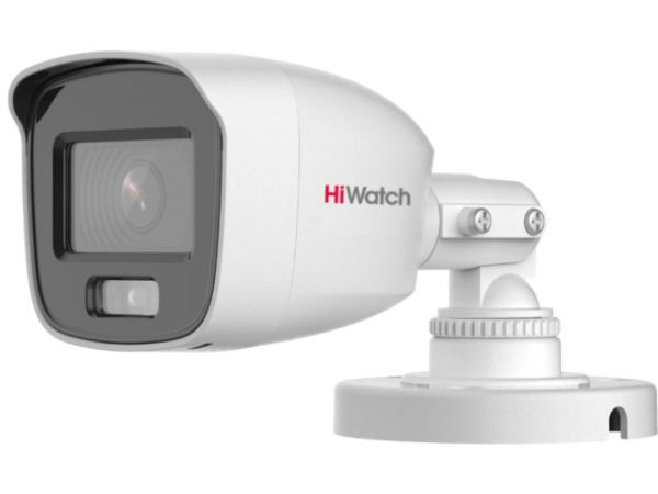 Уличная 2Мп HD-TVI видеокамера HiWatch DS-T200L (3.6 мм) ColorVu Уличная 2Мп HD-TVI видеокамера HiWatch DS-T200L (3.6 мм) ColorVu