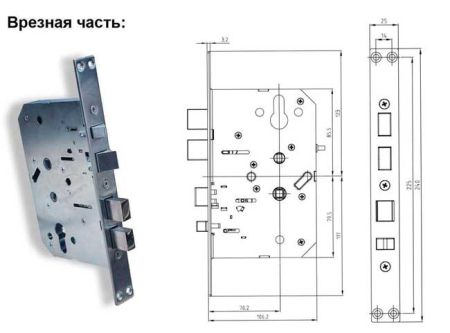 Электронный замок биометрический Solity GP-3000BK Black по отпечатку пальца, трехригельный Электронный замок биометрический Solity GP-3000BK Black по отпечатку пальца, трехригельный