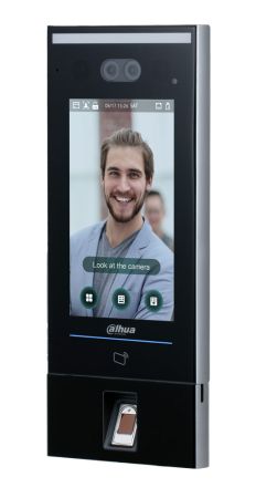 Биометрический терминал доступа AI Dahua DHI-ASI7214X с распознаванием лиц, отпечатков и УРВ Биометрический терминал доступа AI Dahua DHI-ASI7214X с распознаванием лиц, отпечатков и УРВ