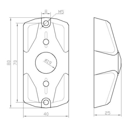 Кнопка выхода накладная Циклоп Кнопка выхода накладная Циклоп