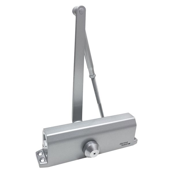 Доводчик дверной dormakaba TS FROST I морозостойкий, 208х19, серый