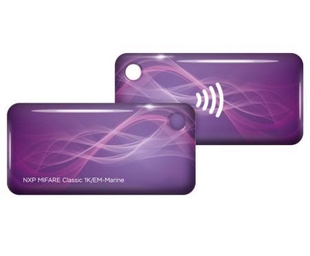 Брелок комбинированный EM-Marine + Mifare ID 64byte, nUID 4byte Брелок комбинированный EM-Marine + Mifare ID 64byte, nUID 4byte