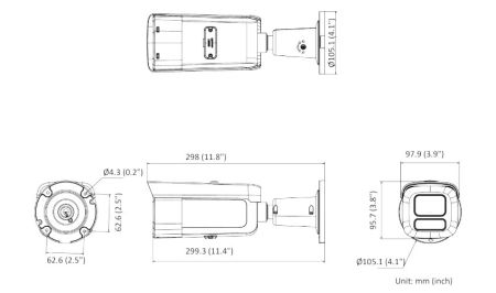 Цилиндрическая ColorVu IP-видеокамера 4Мп HikVision DS-2CD2647G2HT-LIZS (2.8-12 мм) с AcuSense и EXIR/LED подсветкой до 60м Цилиндрическая ColorVu IP-видеокамера 4Мп HikVision DS-2CD2647G2HT-LIZS (2.8-12 мм) с AcuSense и EXIR/LED подсветкой до 60м