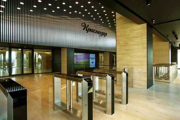 Распашной турникет Gotschlich Axioma DF VIP 1025H со сканером штрих-кода Распашной турникет Gotschlich Axioma DF VIP 1025H со сканером штрих-кода