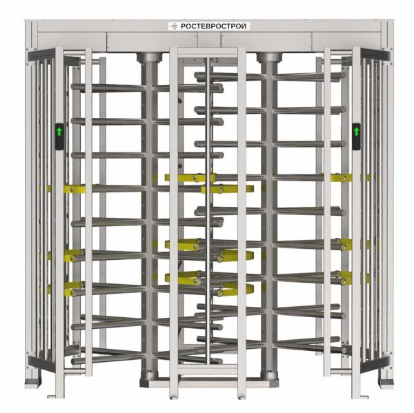 Турникет-шлюз уличный полноростовой двухпроходной Ростов-Дон ПР2Ш/4М2 НЕРЖ Турникет-шлюз уличный полноростовой двухпроходной Ростов-Дон ПР2Ш/4М2 НЕРЖ