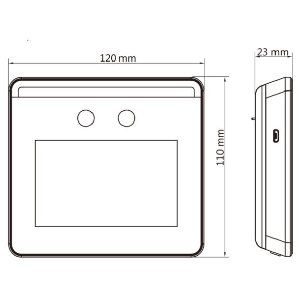 Биометрический терминал доступа Wi-Fi HiWatch ACT-T1331W по распознаванию лиц Биометрический терминал доступа Wi-Fi HiWatch ACT-T1331W по распознаванию лиц