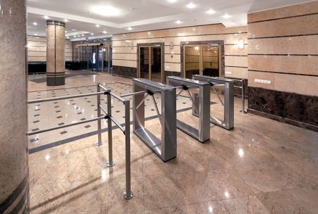 Турникет-трипод тумбовый PERCo-TTD-03.2G из окрашенной стали, темно-серый (с планками) Турникет-трипод тумбовый PERCo-TTD-03.2G из окрашенной стали, темно-серый (с планками)