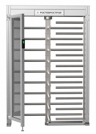 Турникет полноростовой 4-х лопастной со стеклом Ростов-Дон ПР1ЛС/4М2 НЕРЖ Турникет полноростовой 4-х лопастной со стеклом Ростов-Дон ПР1ЛС/4М2 НЕРЖ