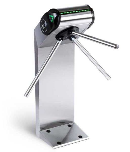 Турникет-трипод PERCo-TTR-08A из нержавеющей стали, с автоматическими планками Антипаника
