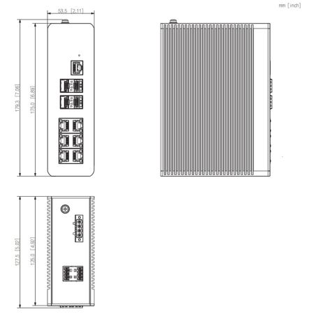 Управляемый 6-портовый промышленный PoE коммутатор Dahua DH-IS4410-6GT-120 Управляемый 6-портовый промышленный PoE коммутатор Dahua DH-IS4410-6GT-120