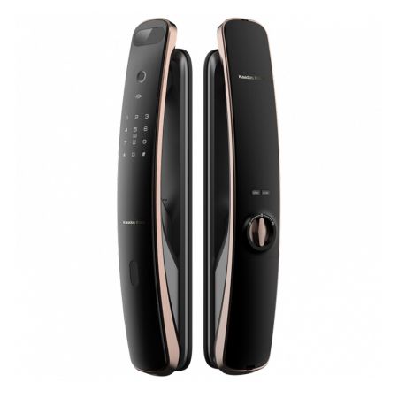 Биометрический электронный замок Kaadas K19-F Gold с распознаванием лица и отпечатка пальца Биометрический электронный замок Kaadas K19-F Gold с распознаванием лица и отпечатка пальца