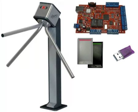 Электронная проходная Gate C-03 на базе турникета Oxgard Cube C-03 (с планками Антипаника) Электронная проходная Gate C-03 на базе турникета Oxgard Cube C-03 (с планками Антипаника)