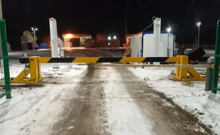 Противотаранный шлагбаум откатной ПШО-СБ электромеханический, 20 тонн Противотаранный шлагбаум откатной ПШО-СБ электромеханический, 20 тонн