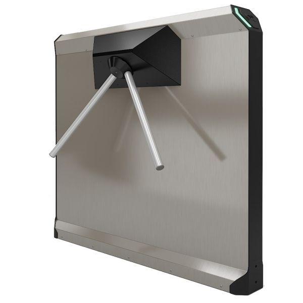 Турникет-дуопод моторизованный тумбовый Rusgate Premier P2-M v.2 EM (с автоматическими планками Антипаника)