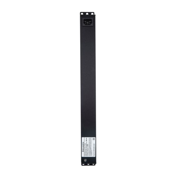 Блок розеток Hyperline SHE19-8SH-S-IEC для 19" шкафов, горизонтальный, 8 розеток Schuko