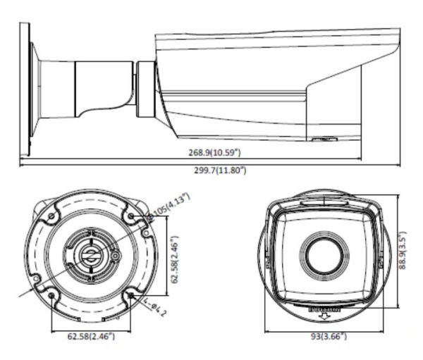 Уличная IP-видеокамера 2Мп HikVision DS-2CD2T23G0-I5 (6 мм) с ИК-подсветкой 50 м Уличная IP-видеокамера 2Мп HikVision DS-2CD2T23G0-I5 (6 мм) с ИК-подсветкой 50 м