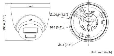 Уличная купольная IP-камера 2Мп HiWatch DS-I253L(C) (4 мм) с технологией ColorVu Уличная купольная IP-камера 2Мп HiWatch DS-I253L(C) (4 мм) с технологией ColorVu