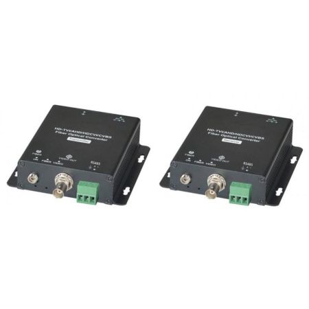 Комплект приемопередатчиков видеосигнала и RS485 SC&T HD401F по оптоволоконному кабелю Комплект приемопередатчиков видеосигнала и RS485 SC&T HD401F по оптоволоконному кабелю