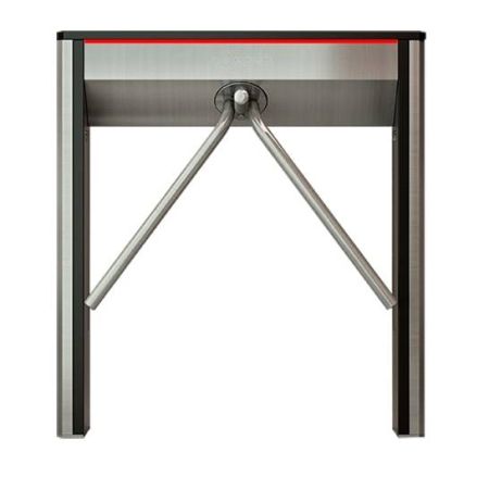 Турникет-трипод тумбовый Oxgard Cube С-04-НК из нержавеющей стали с картоприемником Турникет-трипод тумбовый Oxgard Cube С-04-НК из нержавеющей стали с картоприемником