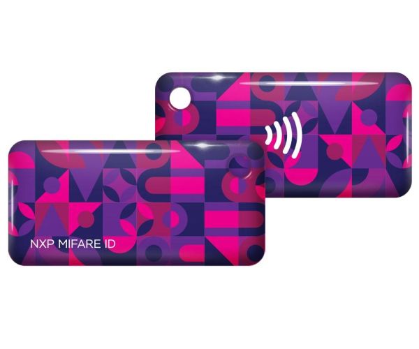 Бесконтактный брелок Mifare ID Standard (фиолетовый) Бесконтактный брелок Mifare ID Standard (фиолетовый)