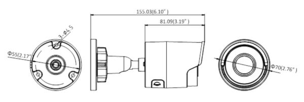 Уличная IP-видеокамера 4Мп Hikvision DS-2CD2043G0-I (2.8 мм)