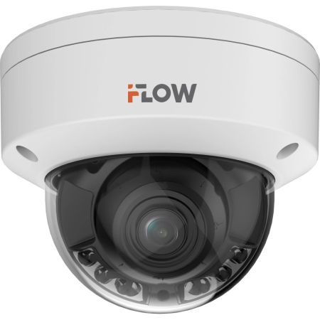 IP-камера 8Мп iFlow F-IC-2486CMS(2.8mm) уличная, с микрофоном, BrightVu, SharpSense и двойной подсветкой до 30 м IP-камера 8Мп iFlow F-IC-2486CMS(2.8mm) уличная, с микрофоном, BrightVu, SharpSense и двойной подсветкой до 30 м