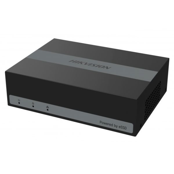 4-канальный гибридный HD-TVI регистратор HiWatch DS-H104EGA (330GB) с eSSD накопителем и AoC