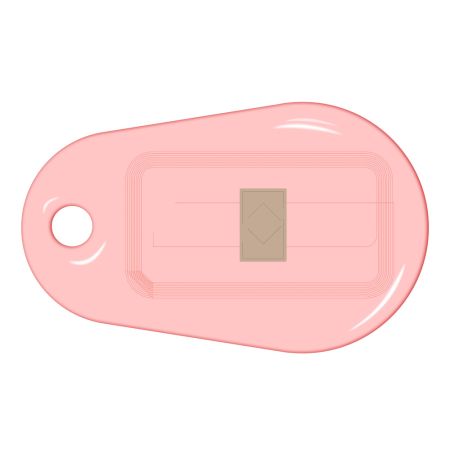 Бесконтактный RFID-брелок SMARTTAG Caramel Mifare 1k 4/7 byte UID, прозрачный Бесконтактный RFID-брелок SMARTTAG Caramel Mifare 1k 4/7 byte UID, прозрачный
