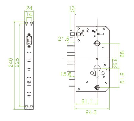Замок биометрический ZKTeco TL800 с сенсором отпечатков пальцев и Wi-Fi Замок биометрический ZKTeco TL800 с сенсором отпечатков пальцев и Wi-Fi