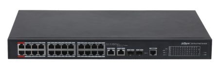 Управляемый POE коммутатор 26-портовый Dahua DH-PFS4226-24ET-360 Управляемый POE коммутатор 26-портовый Dahua DH-PFS4226-24ET-360