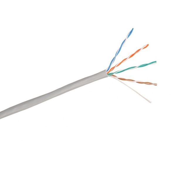 Кабель витая пара неэкранированный HikVision DS-1LN6-UE-W U/UTP 4 пары, 24AWG CAT6, бухта 305м