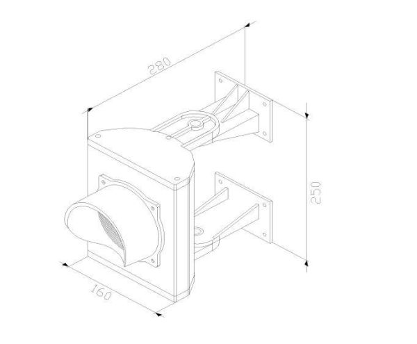 Светофор светодиодный Came C0000705.1, 230 В, красный
