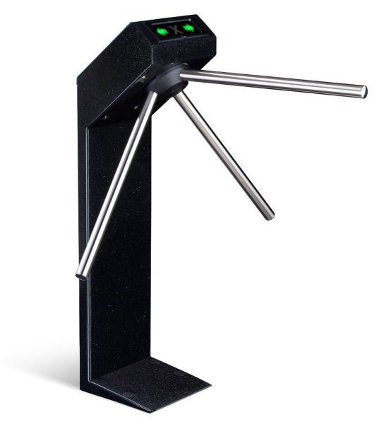 Турникет-трипод PERCo-TTR-04.1E из окрашенной стали, черный с блестками (с планками Антипаника) Турникет-трипод PERCo-TTR-04.1E из окрашенной стали, черный с блестками (с планками Антипаника)