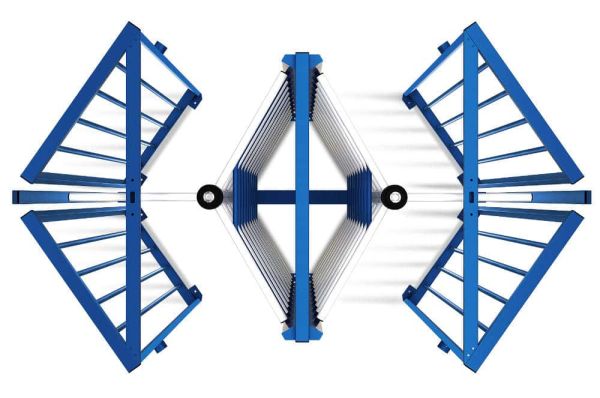 Турникет полноростовой двухпроходной PERCo-RTD-20.1 уличный с электроприводом Турникет полноростовой двухпроходной PERCo-RTD-20.1 уличный с электроприводом